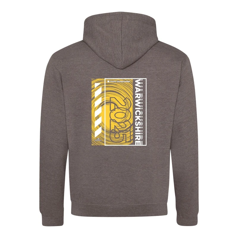 Warwickshire County Championships 2025 Hoodie - Charcoal/Jet Black