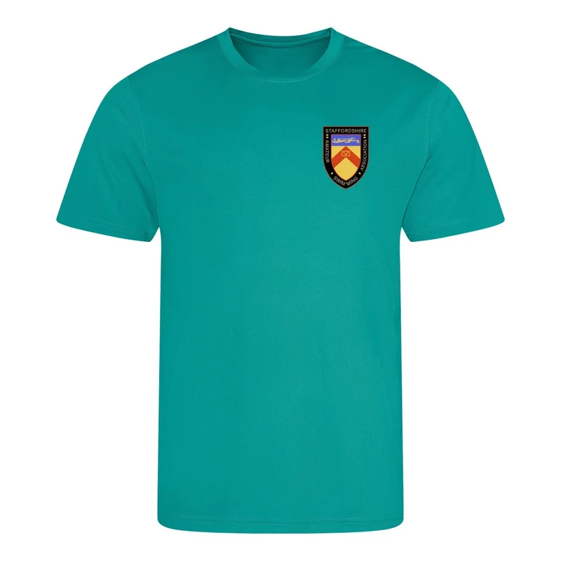 Staffordshire County ASA County Championships 2025 T-Shirt - Turquoise
