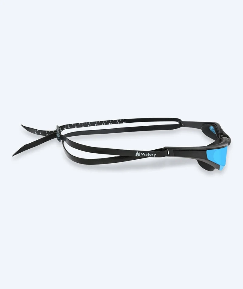 Watery Schwimmbrille - Instinct Elite Mirror - Schwarz/Blau