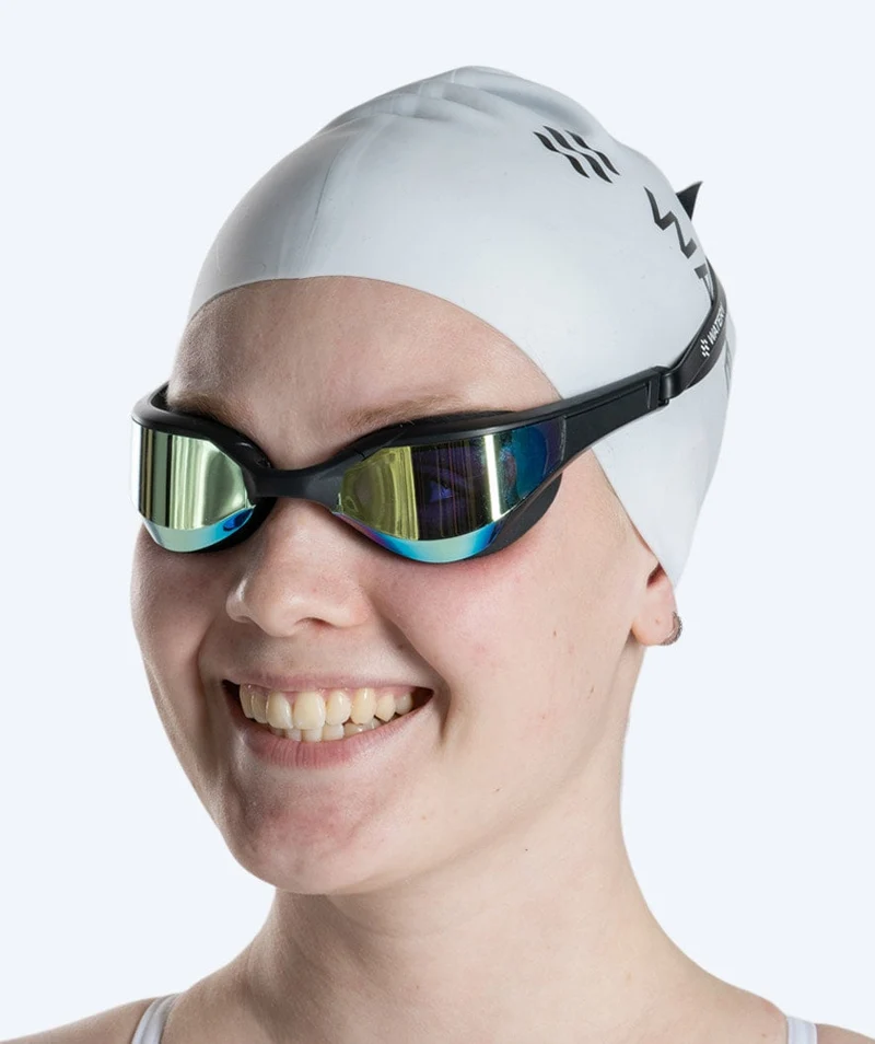 Watery Schwimmbrille - Instinct Elite Mirror - Schwarz/Blau