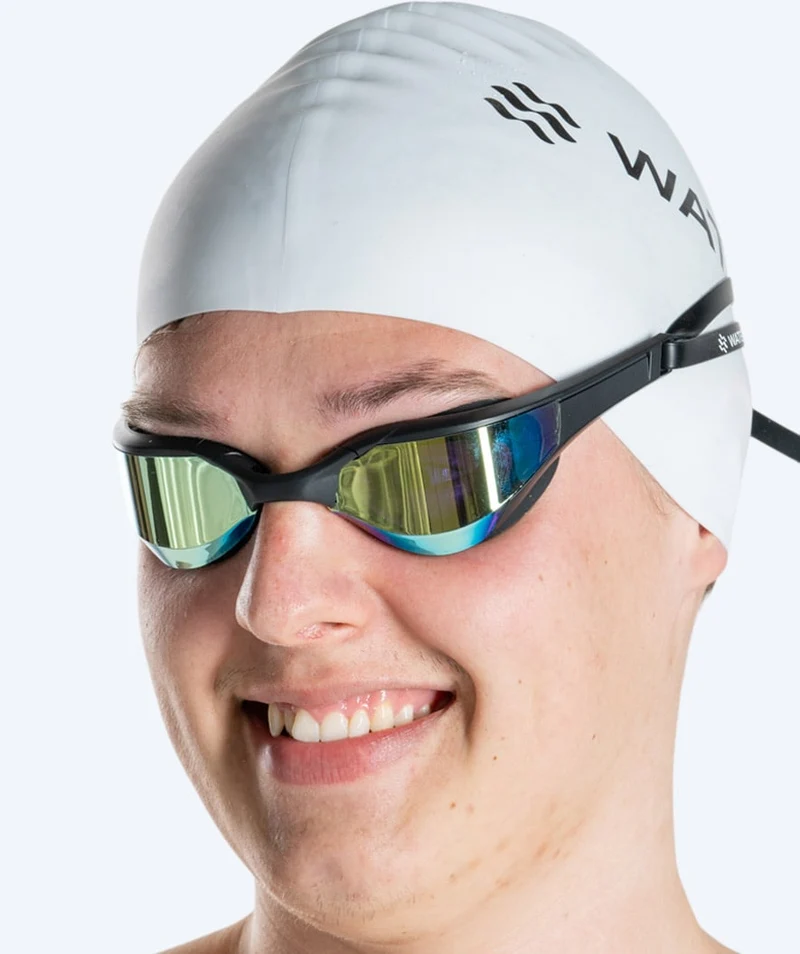 Watery Schwimmbrille - Instinct Elite Mirror - Schwarz/Blau