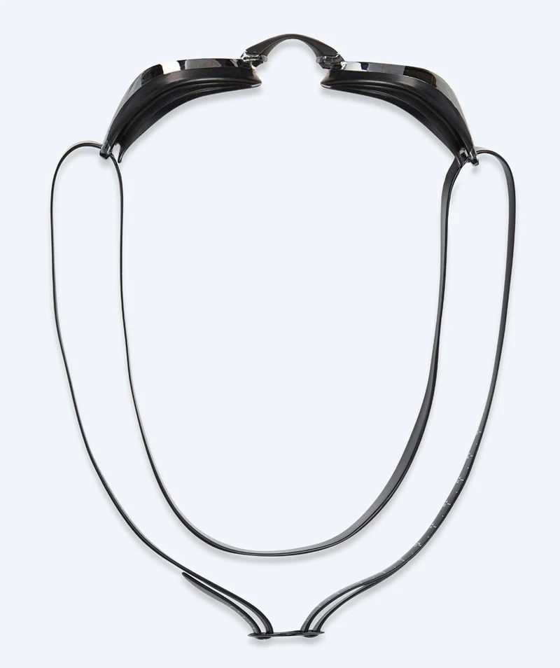 Watery Elite Schwimmbrillen - Poseidon Mirror - Schwarz/Silber