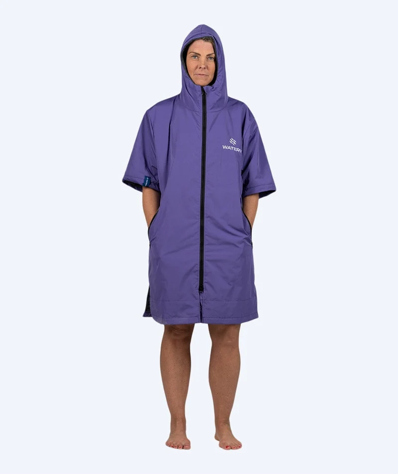 Watery Surf Poncho - Waterproof - Lila