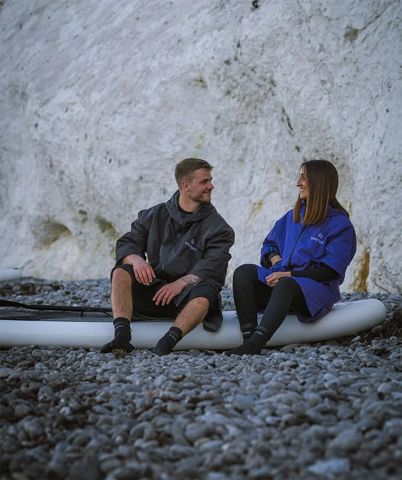 Watery Surf Poncho - Waterproof - Lila