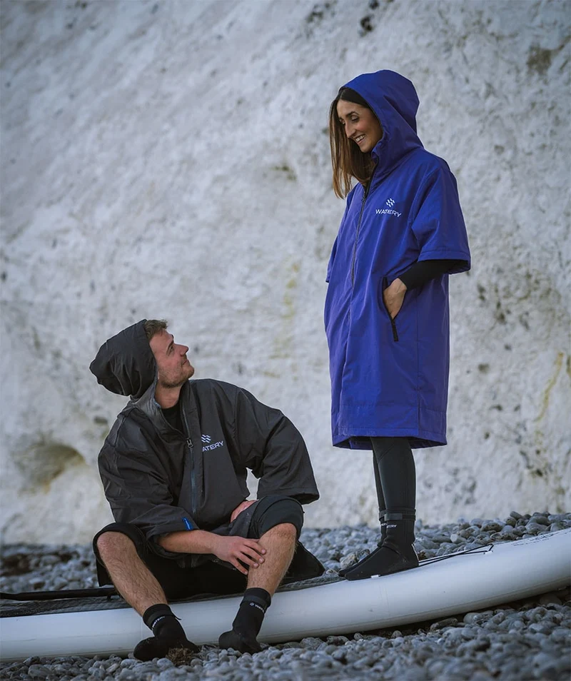 Watery Surf Poncho - Waterproof - Dunkelblau