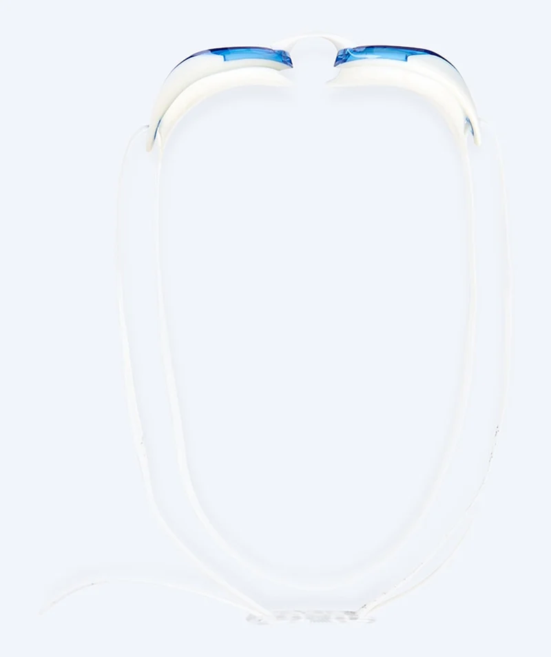 Watery Elite Schwimmbrillen - Poseidon Ultra Mirror - Weiß/Blau