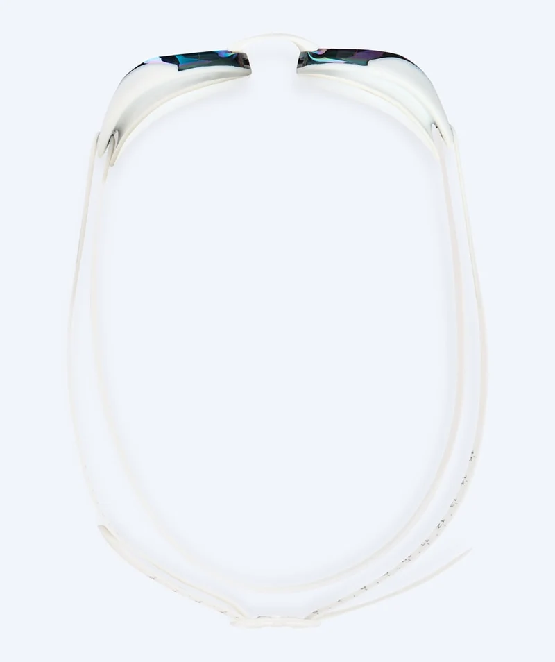 Watery Elite Schwimmbrillen - Poseidon Ultra Mirror - Weiß/Gold