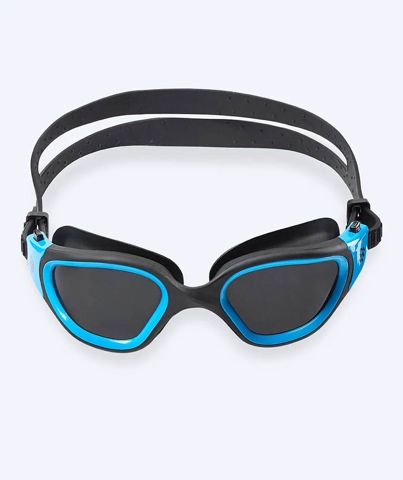 Watery Schwimmbrille für Freizeitschwimmer - Raven Active - Schwarz/Blau 1.0