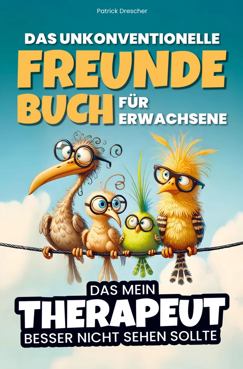 Das unkonventionelle Freundebuch für Erwachsene - Das mein Therapeut besser nicht sehen sollte