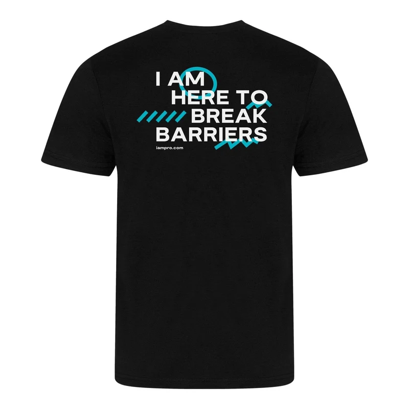 iampro "I Am Here to Break Barriers" Kids T-Shirt