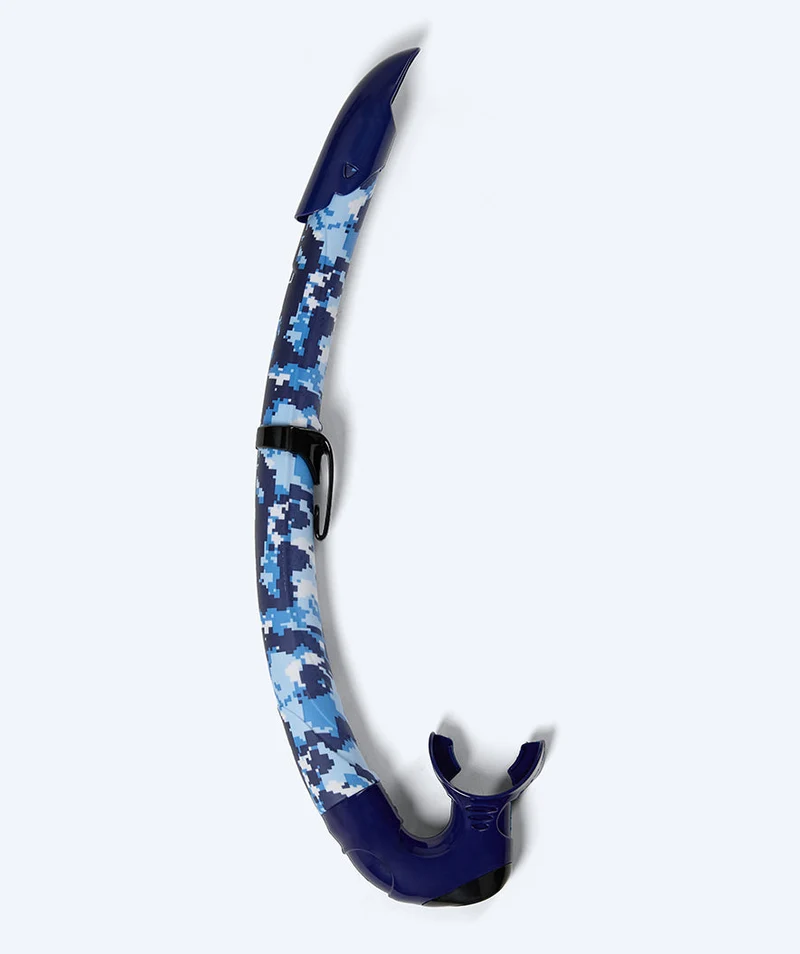 Watery Schnorchel für Erwachsene (ab 12 Jahre) - Rudder Camo - Dunkelblau