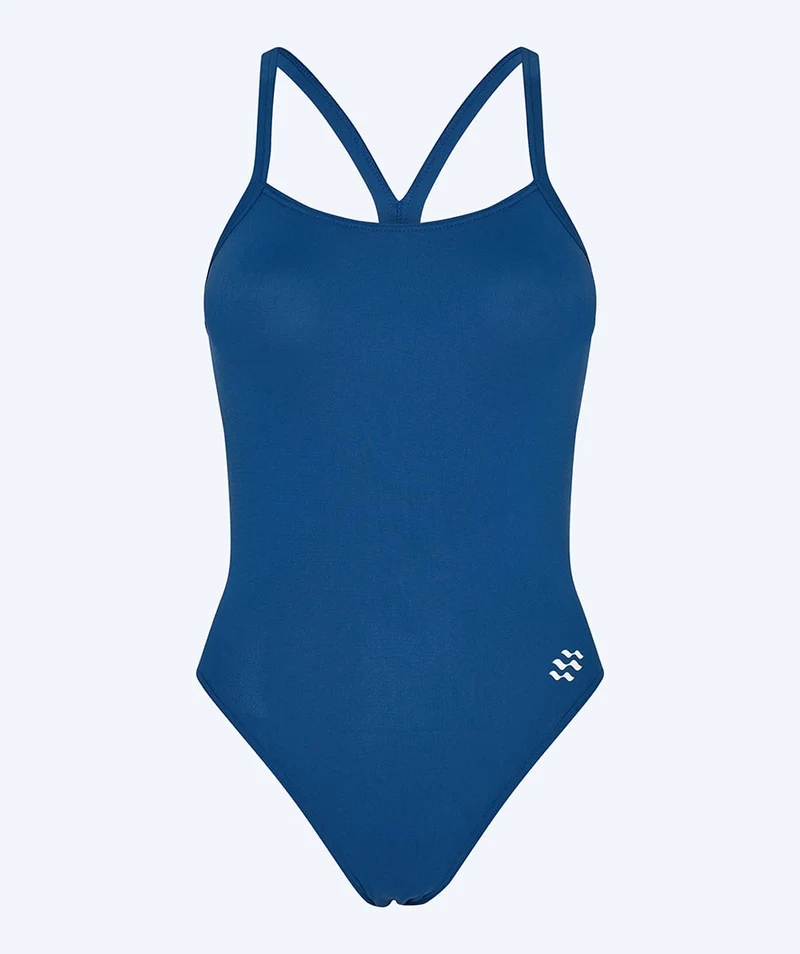 Watery Badeanzug für Damen - Freestyler Solid - Dunkelblau