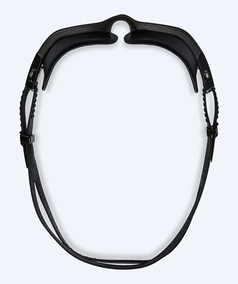 Watery Schwimmbrille für Freizeitschwimmer - Raven Active - Schwarz (Smoke Scheiben)