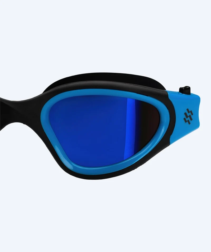 Watery Schwimmbrille für Freizeitschwimmer - Raven Mirror - Blau/Blau
