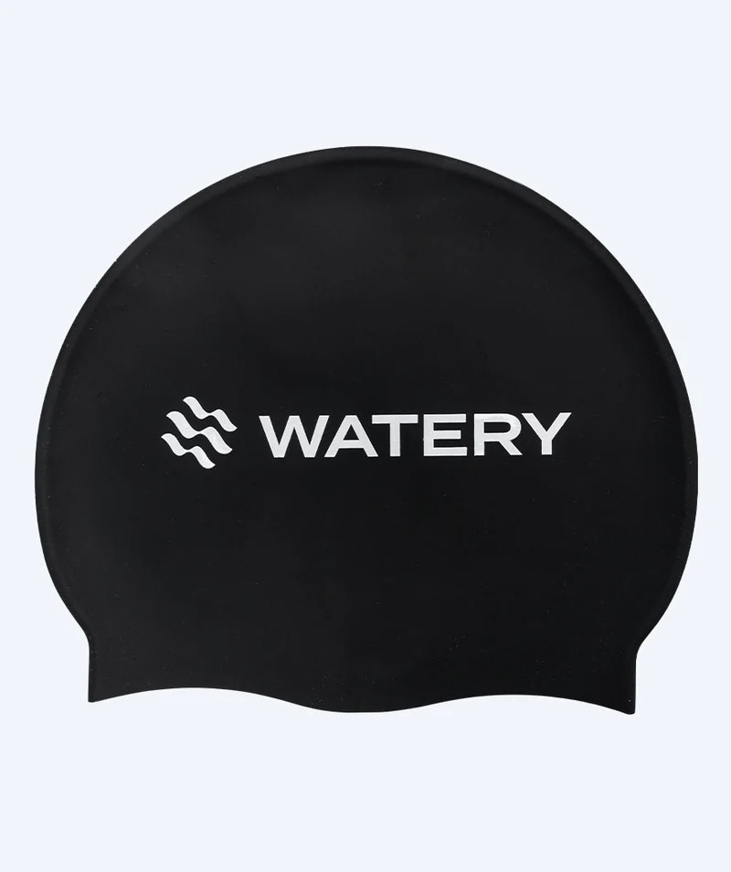 Watery Badekappe - Eco Signature - Schwarz (30% Recycelt)