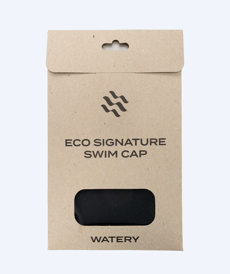 Watery Badekappe - Eco Signature - Schwarz (30% Recycelt)
