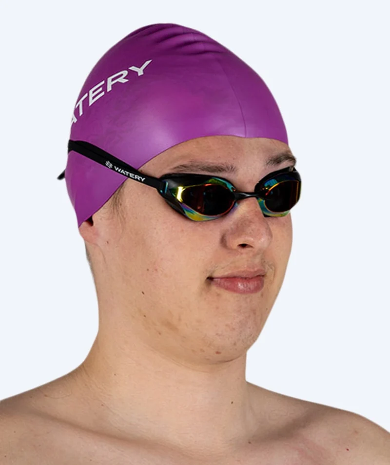 Watery Badekappe (ab 10 Jahre) - Signature - Violet