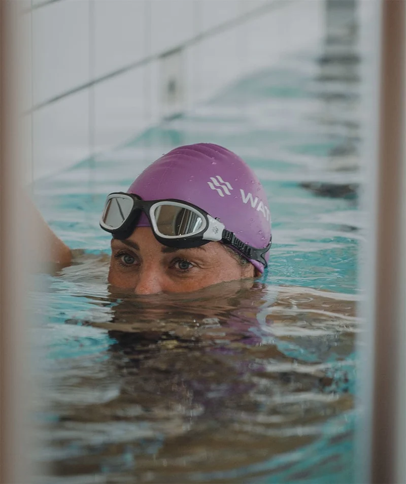 Watery Badekappe (ab 10 Jahre) - Signature - Violet
