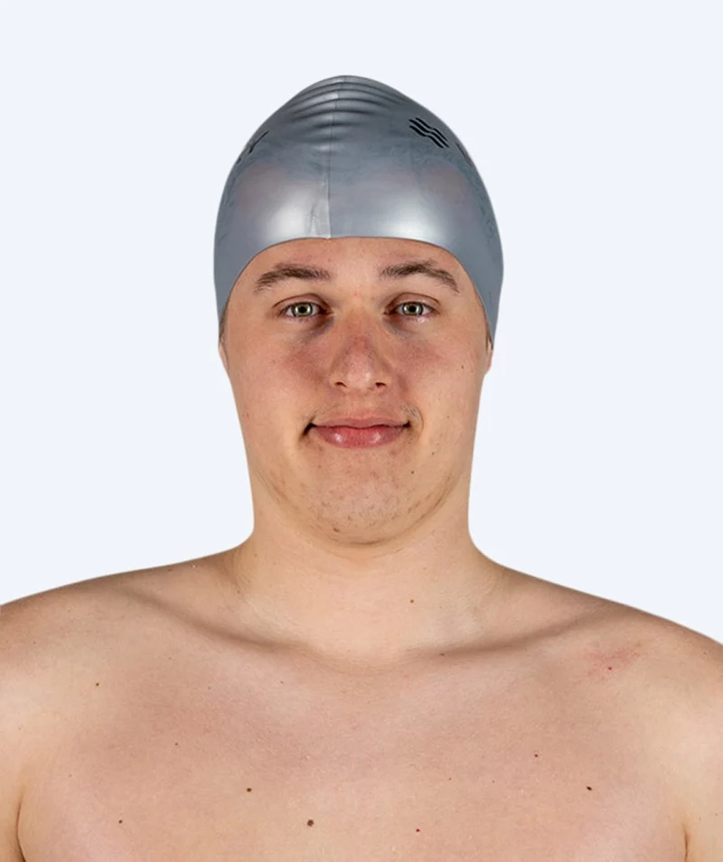 Watery Badekappe (ab 10 Jahre) - Signature - Silber
