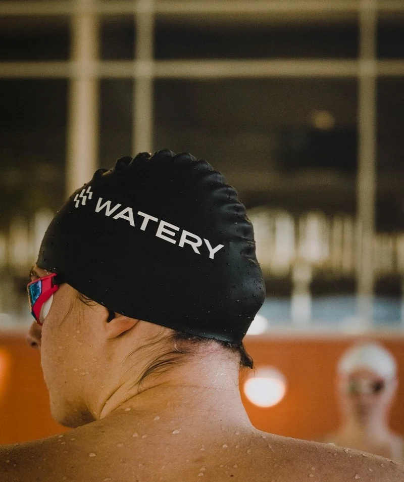 Watery Badekappe (ab 10 Jahre) - Signature - Silber