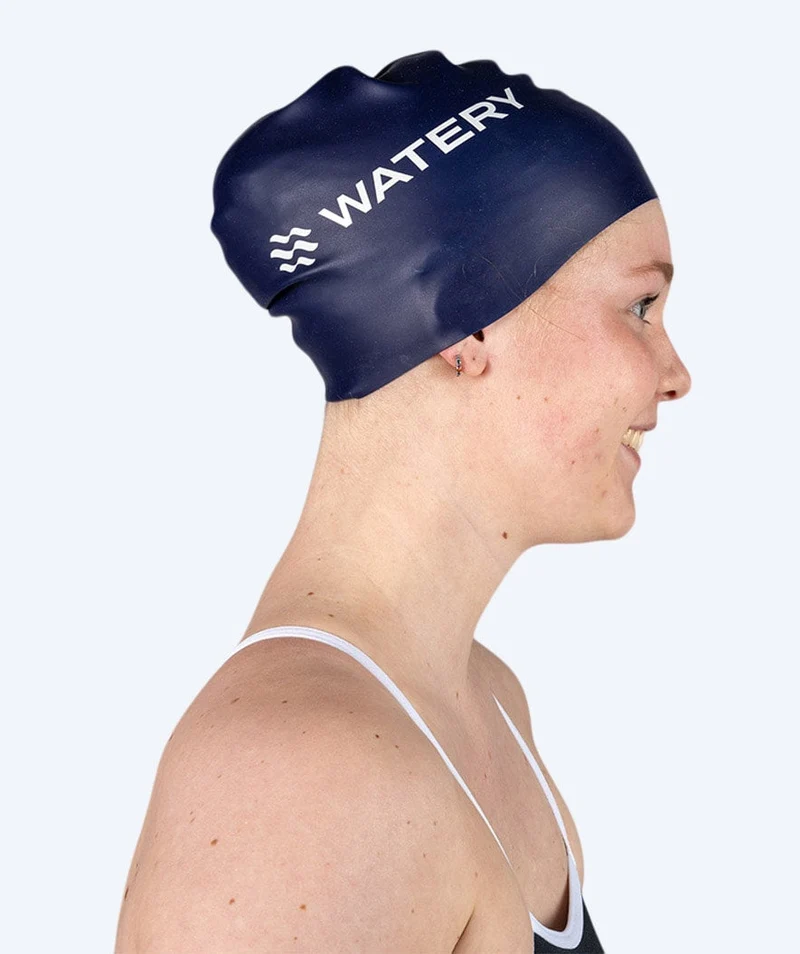 Watery Badekappe (ab 10 Jahre) - Signature - Dunkelblau