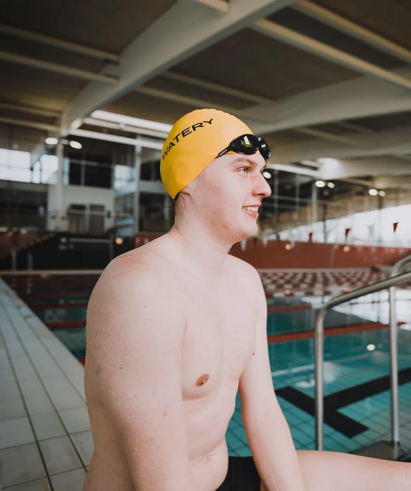 Watery Badekappe (ab 10 Jahre) - Signature - Gelb