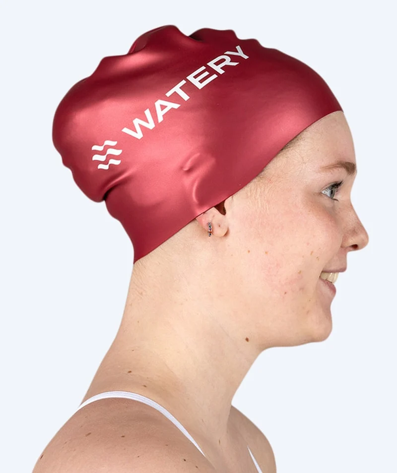 Watery Badekappe (ab 10 Jahre) - Signature - Bordeaux
