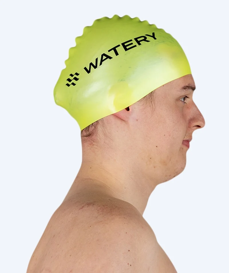 Watery Badekappe (ab 10 Jahre) - Signature - Fluo Gelb