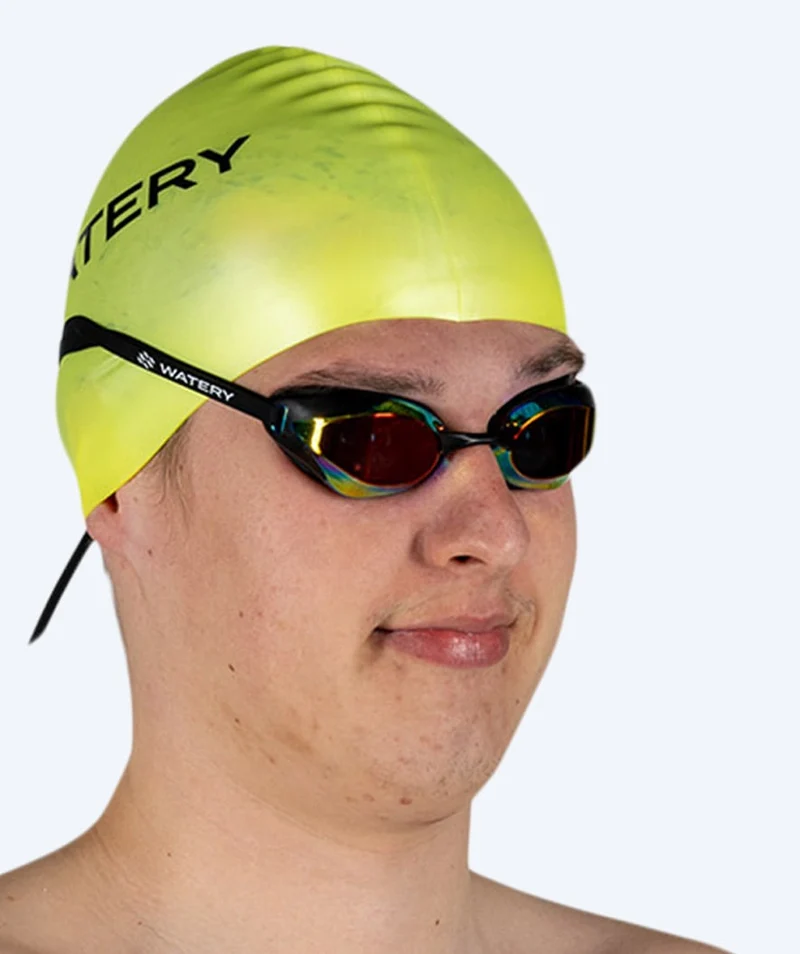 Watery Badekappe (ab 10 Jahre) - Signature - Fluo Gelb