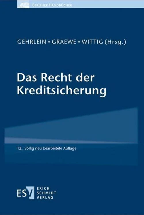 Das Recht der Kreditsicherung