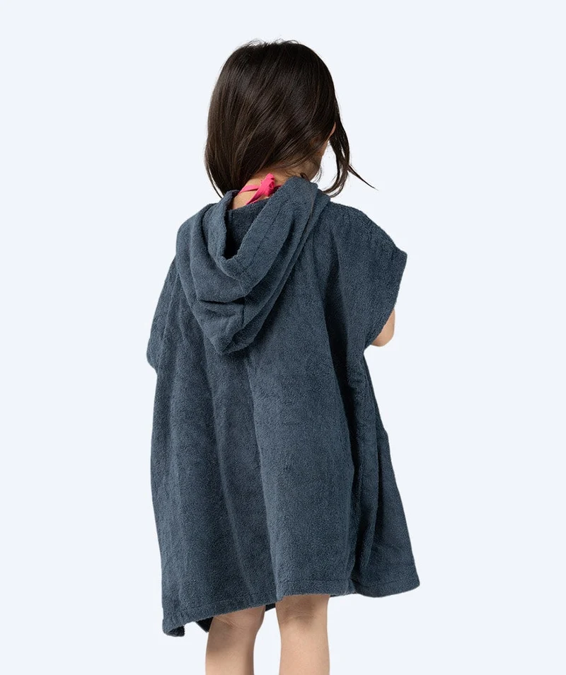 Watery Badeponcho für Kinder (1-6) - Baumwolle - Dunkelblau