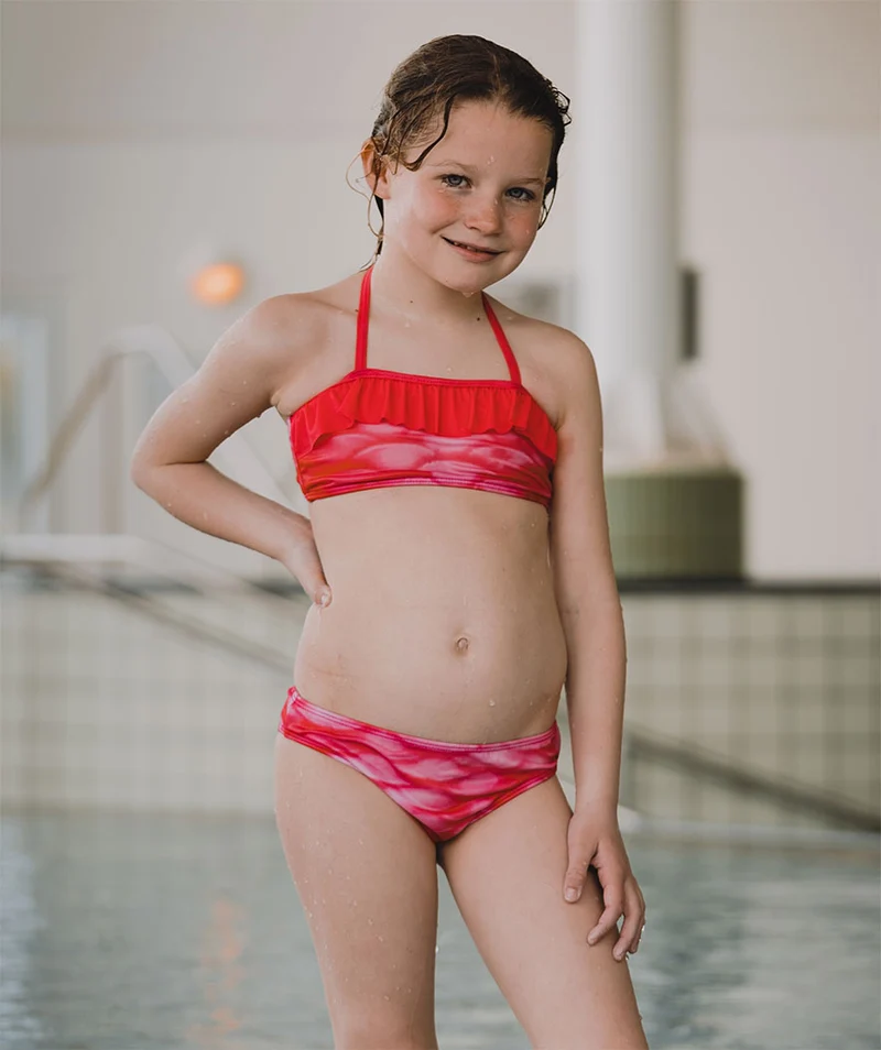 Watery Meerjungfrau Bikini Unterteil für Mädchen - Rosa Blush