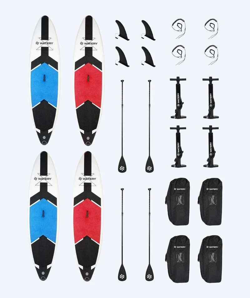 Paketangebot: 4x Watery Global Aufblasbares SUP Board 10'6