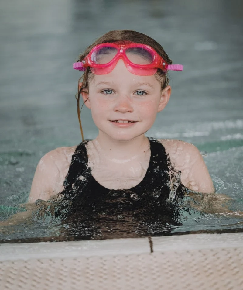 Watery Schwimmbrille für Kinder - Mantis 2.0 - Atlantic Rosa/Klar