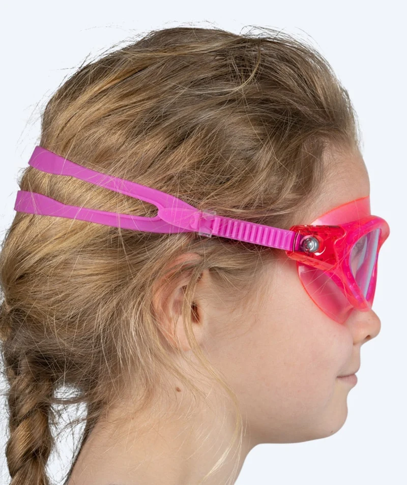 Watery Schwimmbrille für Kinder - Mantis 2.0 - Atlantic Rosa/Klar