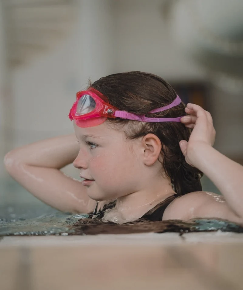 Watery Schwimmbrille für Kinder - Mantis 2.0 - Atlantic Rosa/Klar
