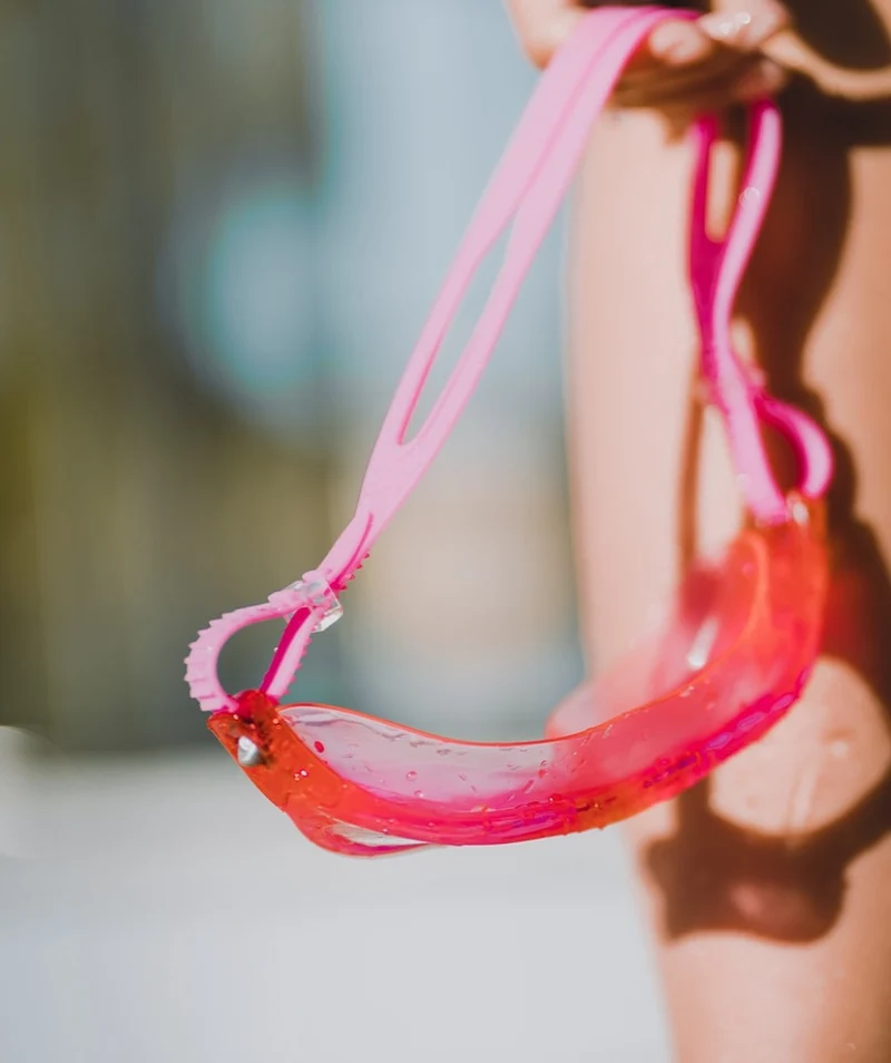 Watery Schwimmbrille für Kinder - Mantis 2.0 - Atlantic Rosa/Klar