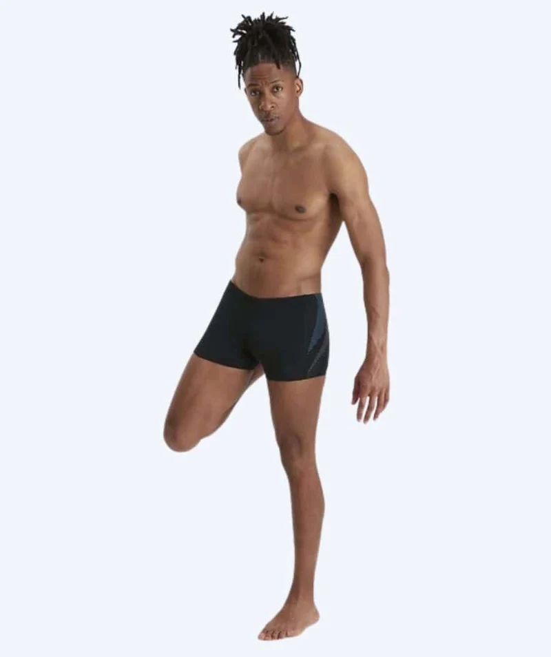 Speedo Aquashorts für Herren - Tech Panel - Schwarz/Blau
