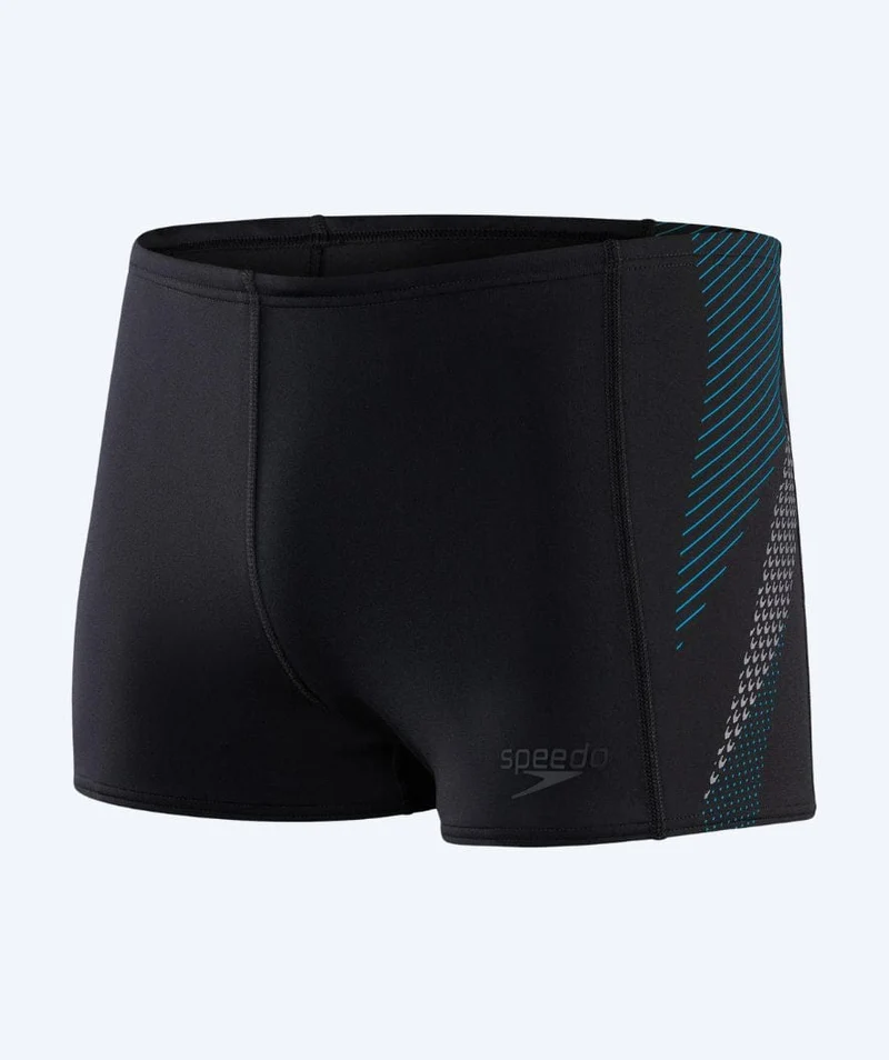 Speedo Aquashorts für Herren - Tech Panel - Schwarz/Blau