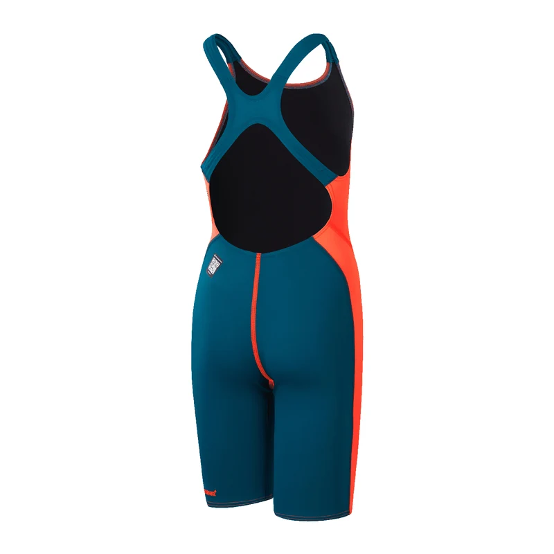 Speedo Endurance+ Max Junior Girls Kneeskin - Red/Teal