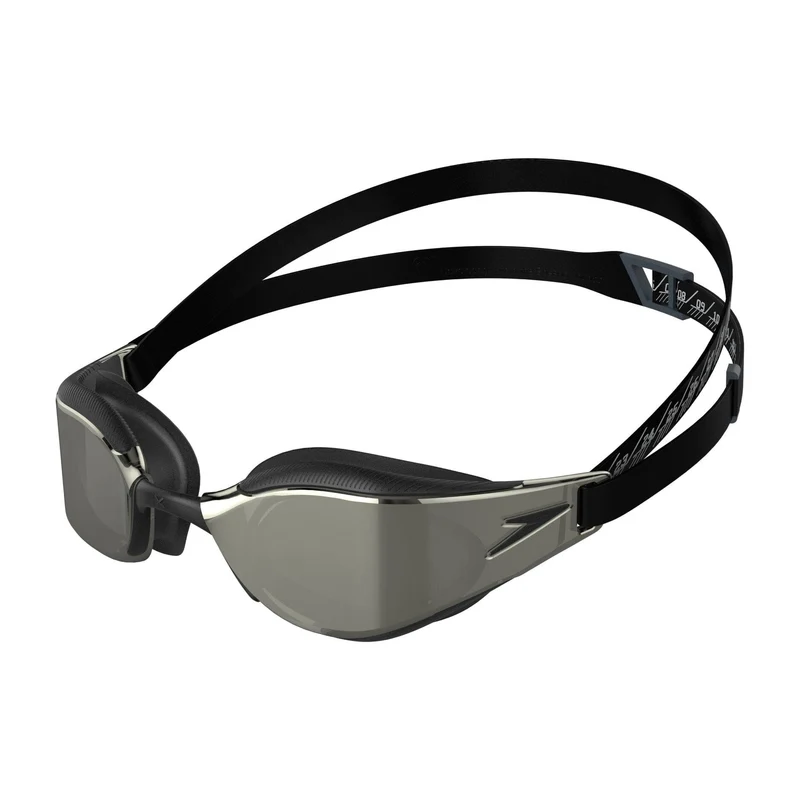 Speedo Hyper Elite Mirror Goggles - Black/Silver