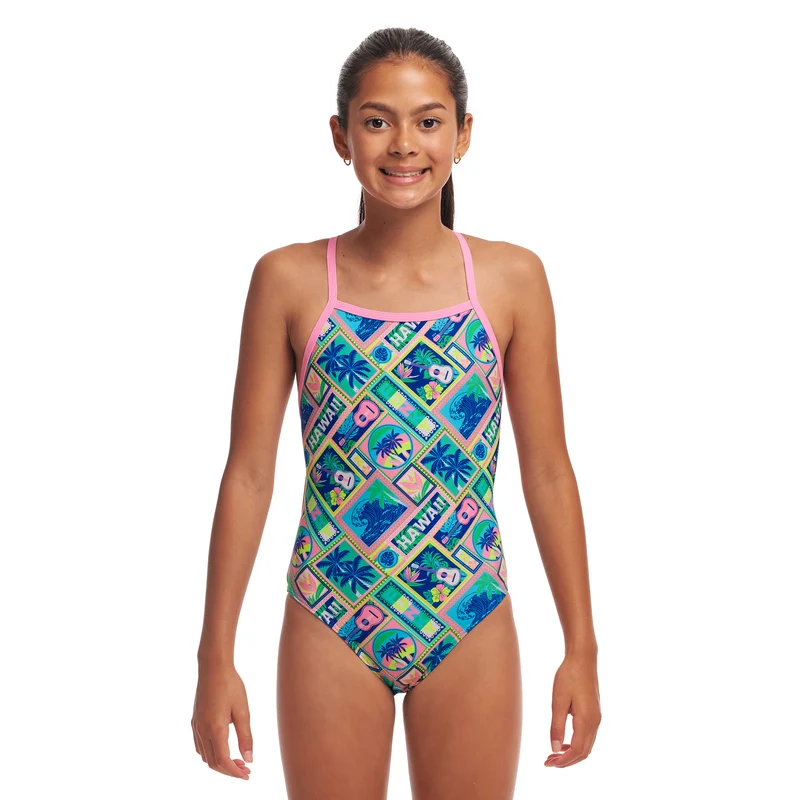 Funkita Ukule Babe Tie Me Tight Girls Swimsuit