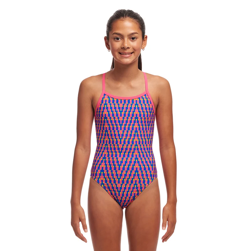 Funkita Daily Steps Single Strap Girls Swimsuit