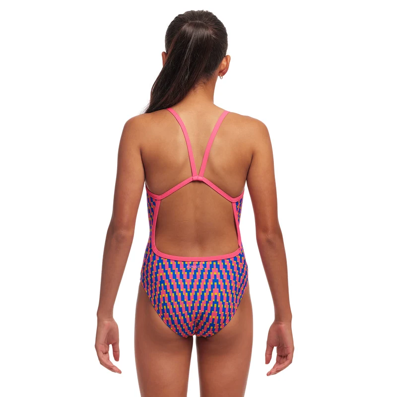 Funkita Daily Steps Single Strap Girls Swimsuit