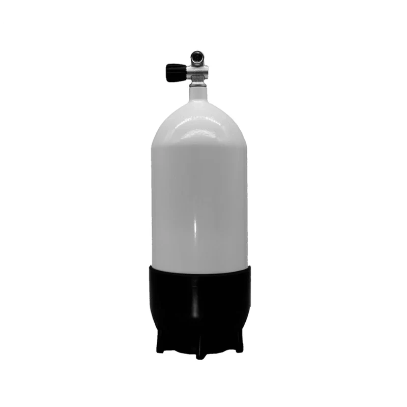 15L Tauchflasche Stahl weiss 232bar