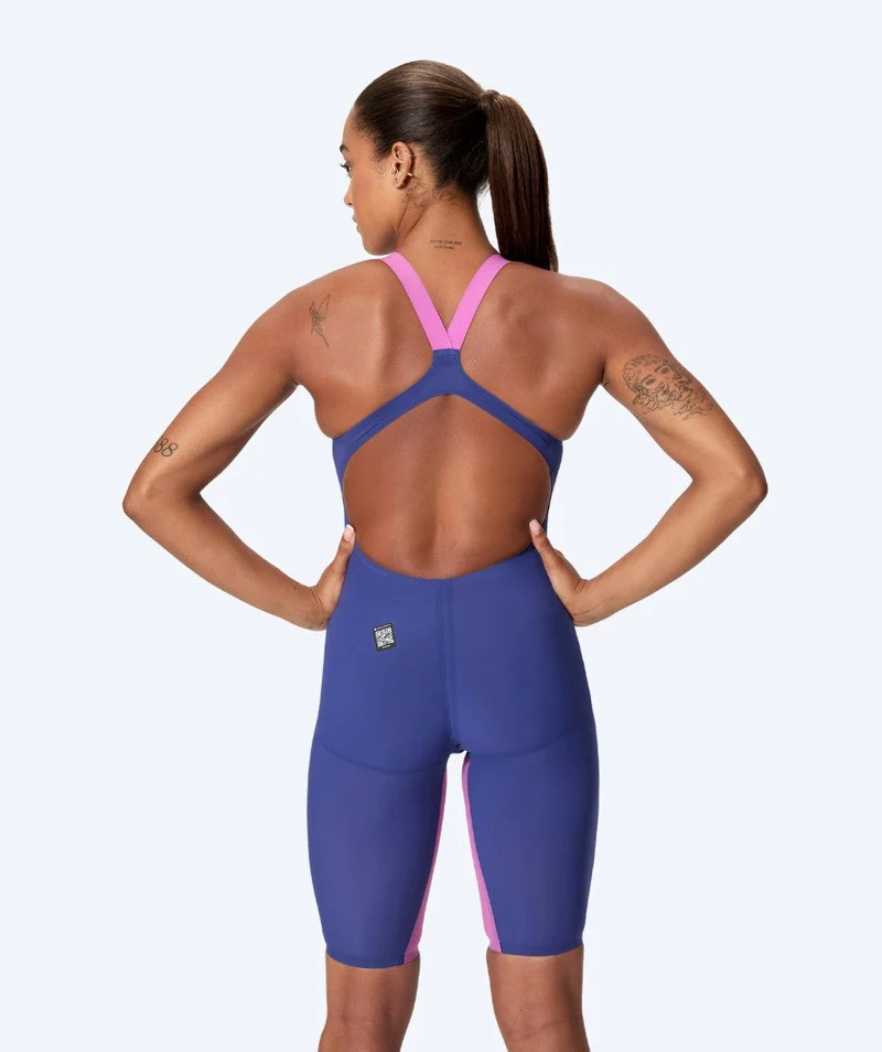 Speedo Wettkampf Badeanzug für Damen - LZR Pure Valor 2.0 - Lila/Hellrosa