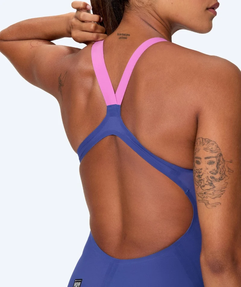 Speedo Wettkampf Badeanzug für Damen - LZR Pure Valor 2.0 - Lila/Hellrosa