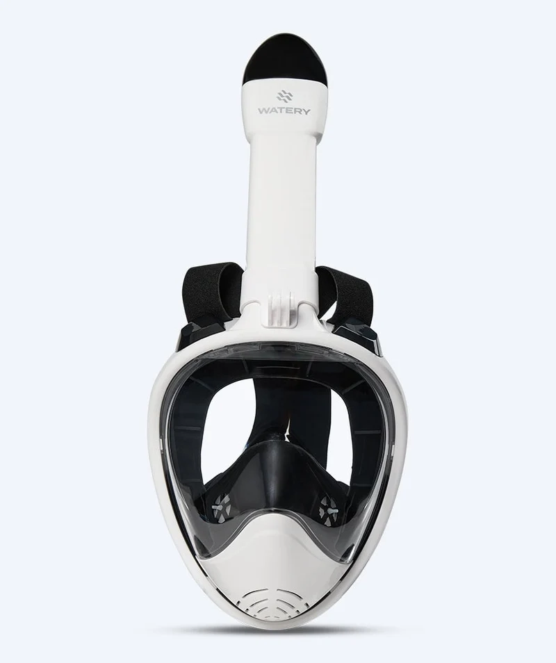 Watery Vollgesichtstauchmaske für Erwachsene - Oxygen - Weiß/Schwarz