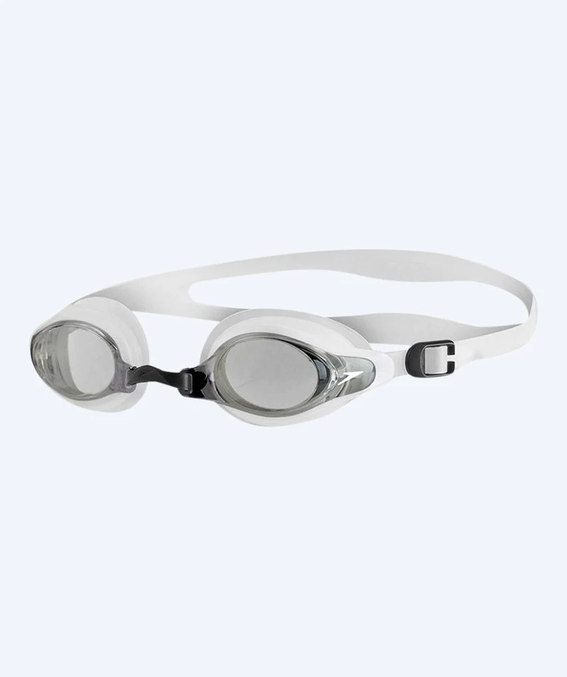 Speedo Schwimmbrille für Freizeitschwimmer - Mariner Supreme - Schwarz/Weiß (Smoke Scheiben)