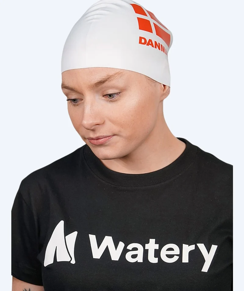Watery Badekappe - Denmark - Weiß